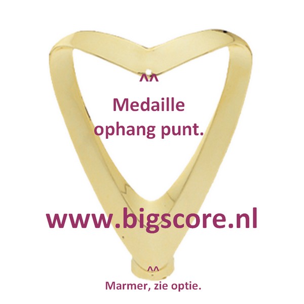 Medaillehouder Figuur 1129 of 1229 Goud